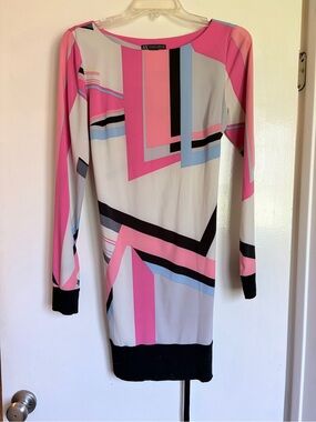 Armani Exchange Pink Colorblock Dress 6